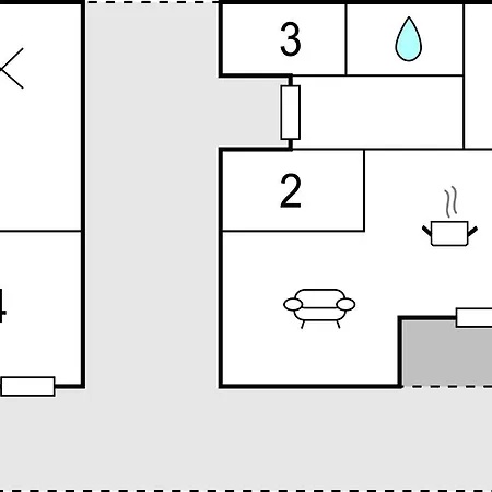 Amazing In W/ 4 Bedrooms Ølsted